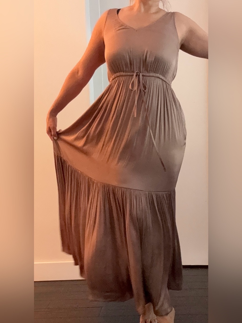 Nordstrom Pleated Maxi Dress – Size M